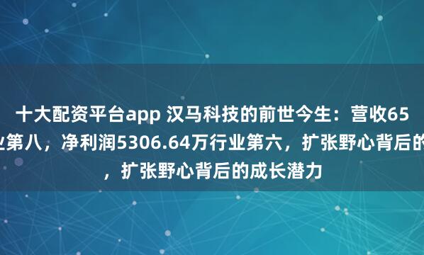 十大配资平台app 汉马科技的前世今生：营收65.53亿行业第八，净利润5306.64万行业第六，扩张野心背后的成长潜力